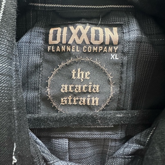 DIXXON Men's Black Plaid Shirt - Picture 3 of 3